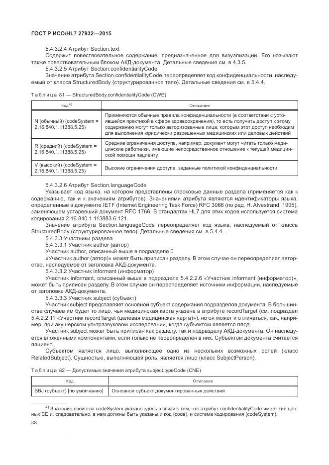 ГОСТ Р ИСО/HL 7 27932-2015, страница 42